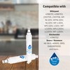 2-Pack Replacement for Whirlpool GR9FHTXVL01 Refrigerator Water Filter - Compatible