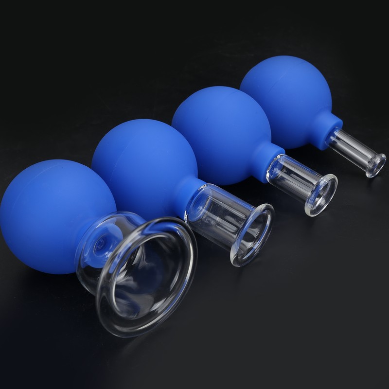 4Pcs Liposuction Cup MultiSize Health Care Cellulite Removal Skin Treatment