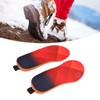 Electric Heated Insoles Graphene USB Rechargeable Foot Warmers with Remote
