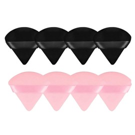 8 Pieces Triangle Powder Puff Face Soft Triangle Makeup Puff Velour Cosmetic Foundation Blender Sponge Beauty Makeup Tools