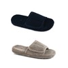 Acorn Men's Spa Slide Slippers with Adjustable Strap and Soft