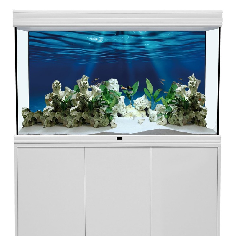 AWERT 72x24 inches Ocean Floor Aquarium Background Undersea Theme Aquarium