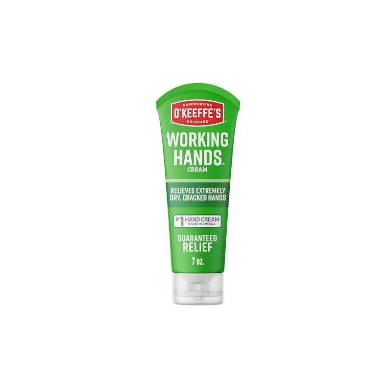 O'Keeffe's Working Hands Hand Cream, 7 Ounce (198g) Tube, (Pack