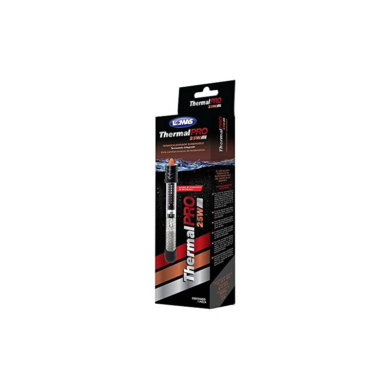 CALENTADOR SUMERGIBLE C/TERMOSTATO THERMALPRO 25 W