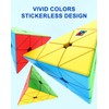 CFMOUR Speed Cube Set - Moyu Meilong 2x2x2 3x3x3 Pyramid