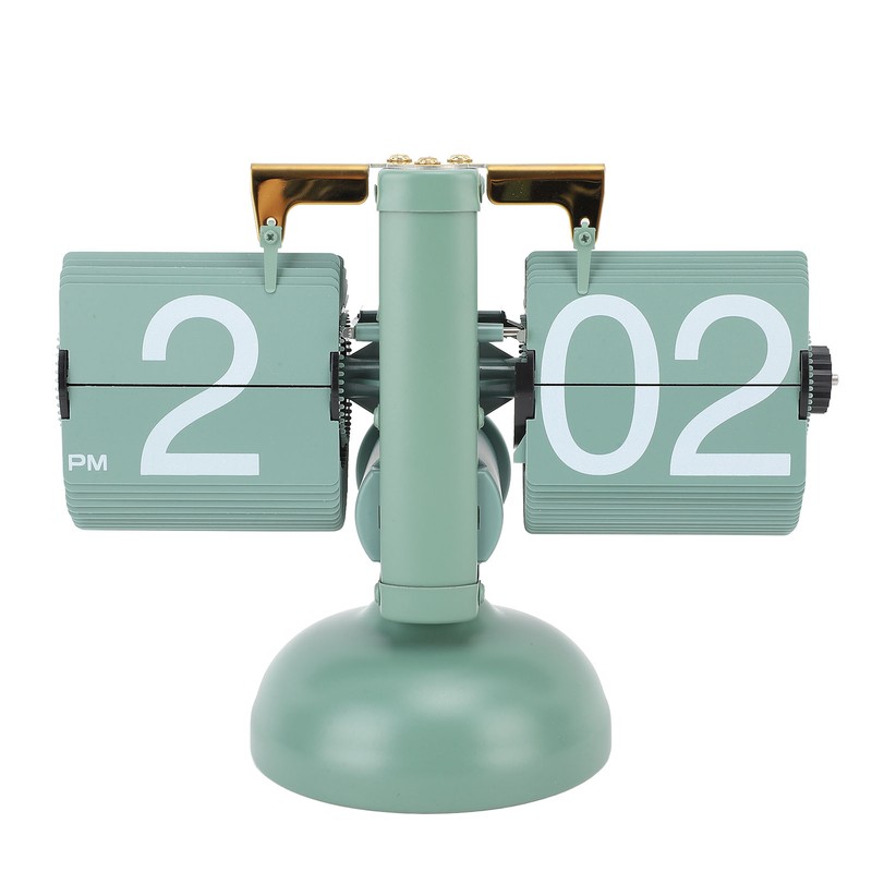 Retro Flip Down Clock with Reminder Timer Stable Accuracy Creative