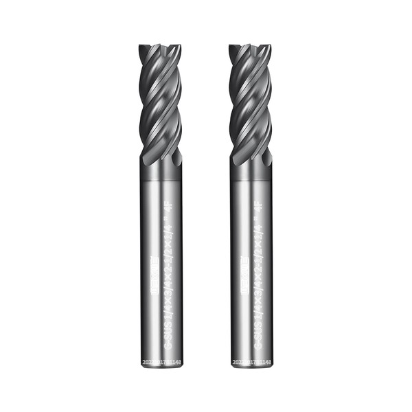 WEXWE Tools G-SUS Series Carbide Square End Mill, MAH Coating,