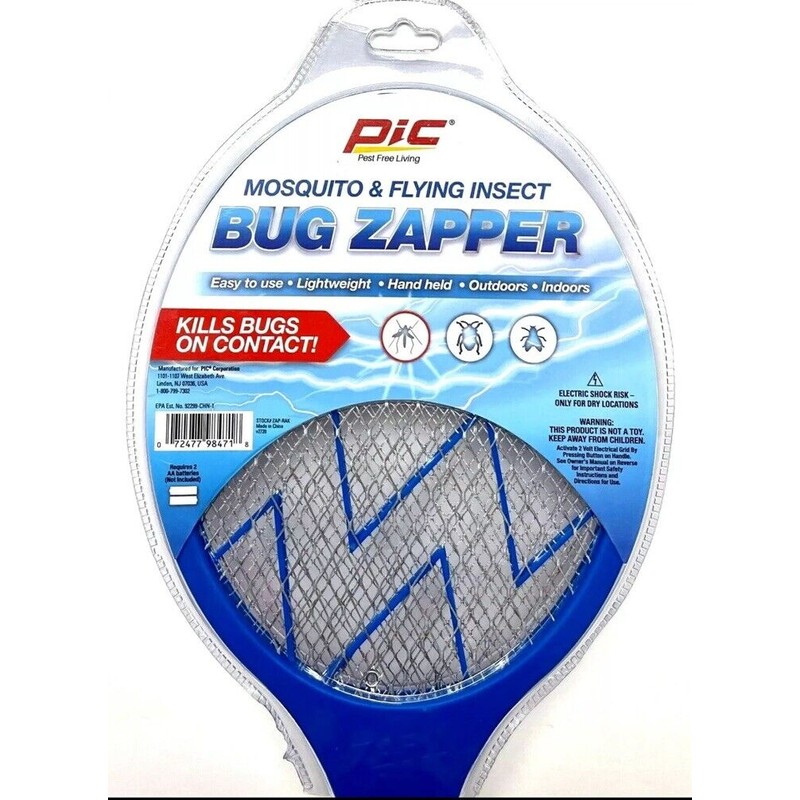Pic 2 PACK Electric Swatter Fly Handheld Mosquito and Flying
