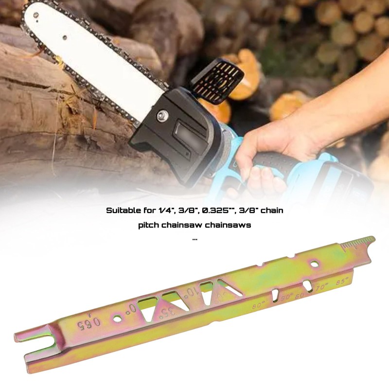 YINETTECH 2Pcs Chainsaw Filing Gauge Tools 1110 893 4000 Chain
