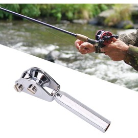 ANCLLO Fishing Rod Tip, Roller Rod Tip Guide Stainless Steel Fishing Trolling Tackle Accessory For Sea Boat Fishing Trolling - Size: 5.5cm x 7mm