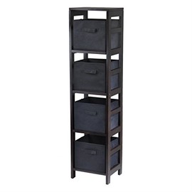 Ergode Wood Capri Folding Baskets - Set of 4 (92241-VV)