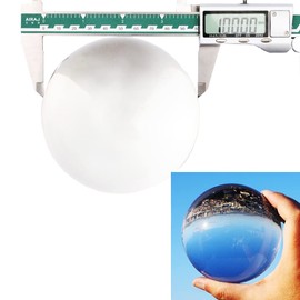 DSJUGGLING Clear Acrylic Contact Juggling Ball 4" - 100mm