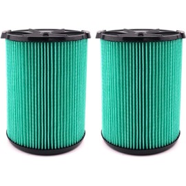 2 Pack VF6000 5-Layer Replacement Filters for Ridgid Vacuum Filter 5-20 Gallon Wet Dry Vacuums WD5500 WD0671 WD6425 WD7000 WD1280 WD1851 WD1680 WD1956 RV2400A 1400RV RV2600B