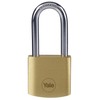 Yale Y110B/30/147/2 Yale-Y110B/30/127/2 Standardsicherheit 30 mm Messing Vorhängeschloss Padlock, Brass,