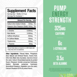 RYSE Loaded Pre Workout Drink - Baja Cooler - Sugar-Free, Ready to Drink Energy Supplement with 325mg Caffeine, Citrulline & Beta Alanine for Focus & Pump - 12 fl oz Bottles (Pack of 12)