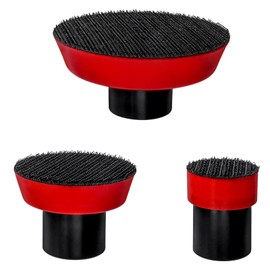 Bestgle Pack of 3 Polishing Pad Adapter Velcro Sanding Disc Velcro Polishing Pad Velcro Pad Sanding Discs Buffer Pad 75 mm 50 mm 30 mm Quick Release Nut M14 for Drill Polishing Accessories