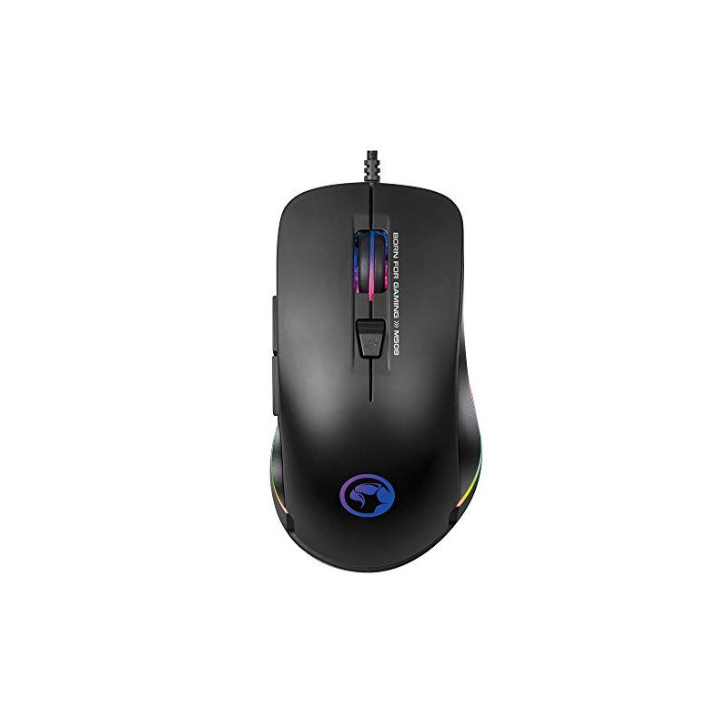 MARVO M508 USB Óptico 800DPI Negro Mouse