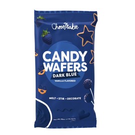 Chocomaker Vanilla Flavored Candy Wafers, Easy to Use, No Clumping, Nothing to Add, Smooth and Great for Decorating (12oz (Pack of 1), Dark Blue)