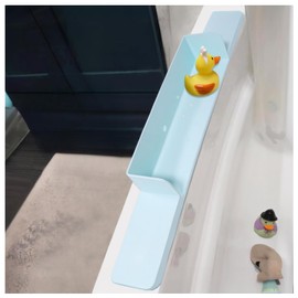 Bathtub Splash Guard for Tub Kids - Silicone Splash Guard for Bathtub with Extended Design,Anti-Slip Tub Splash Guard for Kids，Silicone Material, Strong Suction Cups