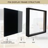 GMFrames 11x11 Enamel Pin Display Case, Pin Collection Display Frame