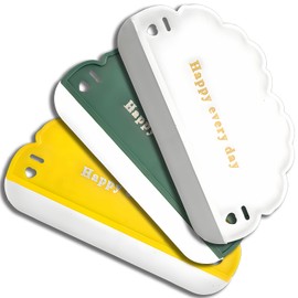 Squeegee Bathroom Glass Door Cleaning Scraper with Hanging Hook, Silicone Mini Kitchen Countertop Squeegee, Water Wiper Scraper for Sink Tiles Cleaning Tools (Cloud 3PCS)