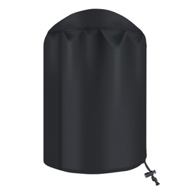 Barbecue Cover, Kettle BBQ Cover Waterproof Heavy Duty 420D Oxford Fabric Rip-Proof UV Resistant barbeque Grill Cover with Storage Bag (75 x 70cm)