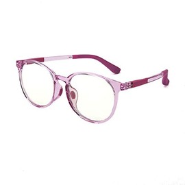 FEISEDY Kids Blue Light Blocking TPEE Rubber Flexible Anti-Glare Glasses for Boys and Girls (Age 3-13) B2650