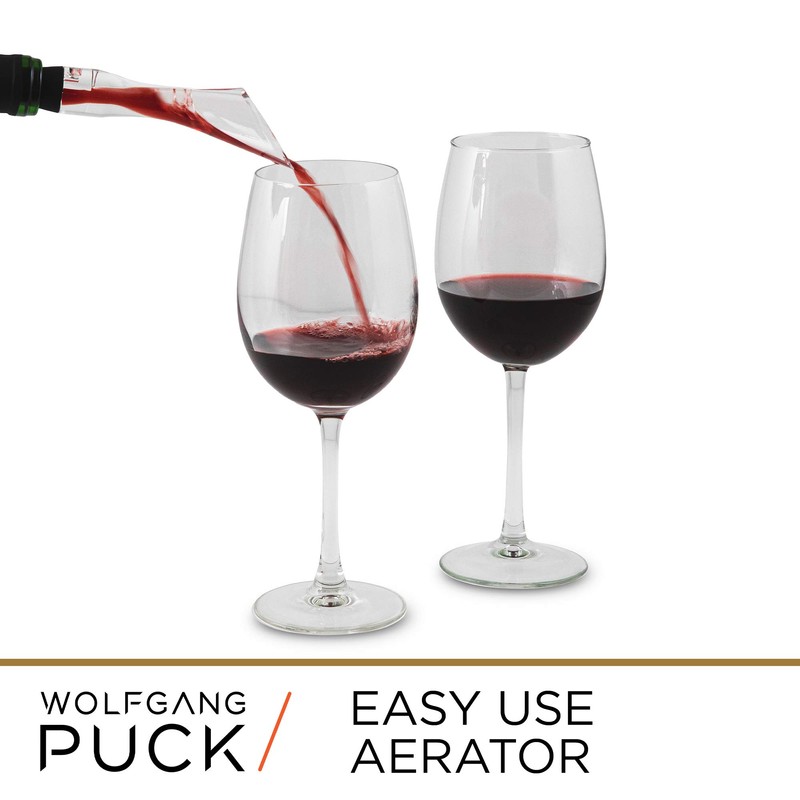 Wolfgang Puck 6-Piece Wine Tool Set with Wine Opener, Aerator,