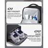 BJLFS Travel Backpack for Women Carry on Backpack Flight Approved