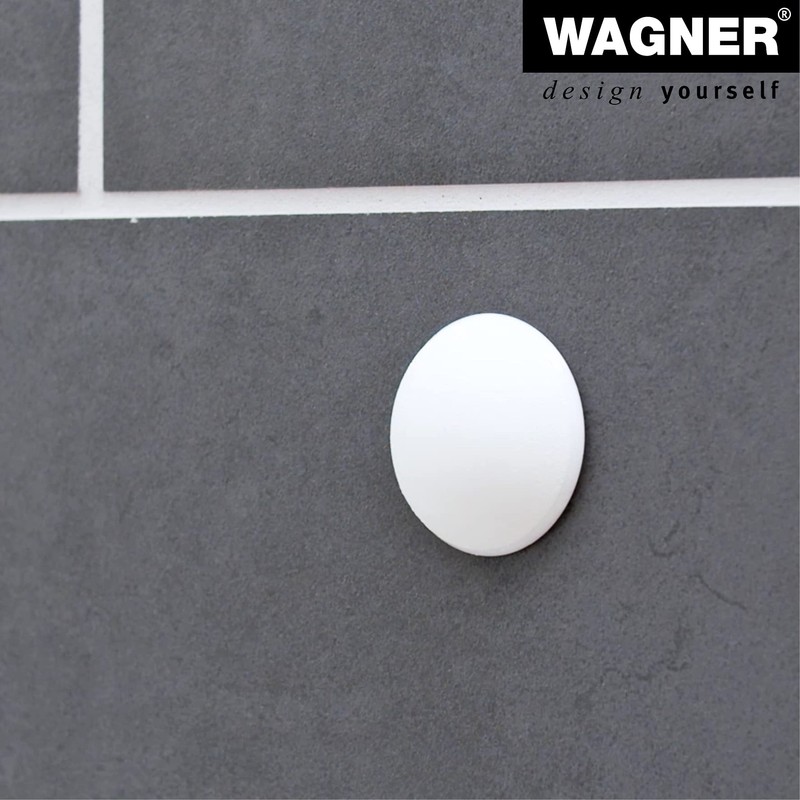 WAGNER design yourself SCREW or GLUE WHITE Wall Buffer Set
