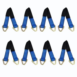 Mytee Products (8 Pack) 36" HD Axle Straps Car Hauler Tow Truck Wrecker Wheel Tie Down Strap