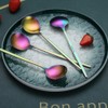 Matt Rainbow Dinner Spoons 6 Piece, 8.1'' Stainless Steel Tablespoons,