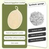 Egyptian Natural Loofah Sponge for Body Back Face Scrub, 100%