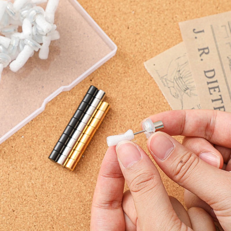 Outus 30 Sets Magnetic Push Pin Magnet Thumb Tack Poster