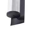 Danya B Metal Pillar Candle Sconces with Glass Inserts -