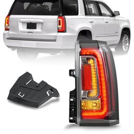 Convitex LED Tail Lights Assembly Fit GMC Yukon/Yukon XL Denali SLE SLT 2015 2016 2017 2018 2019 2020, Rear Brake Lamp With Bulb and Harness