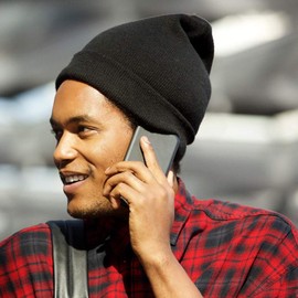 Women's Men's Knitted Hat, Women's Beanie Hat, Men's Winter Hat, for Women Men Unisex, Cuffed Hats Soft and Warm - Sapphire Blue, size: 40