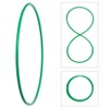 hoopomania Foldable Hula Hoop, HDPE 20 mm, Green, Diameter 105