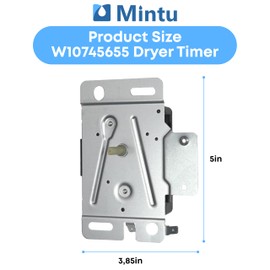 Dryer Timer W10745655 W10857612 W10436308 W11043389 230VAC 60Hz Compatible with Whirlpool Amana Maytag Crosley Admiral Roper Inglis Replace 418-619-20-B5 NED4655EW1 YIED4671DQ0 RED4516FW0