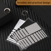 Zonon 114 Pieces/ 6 Sheets Invisible Ring Size Adjuster 6