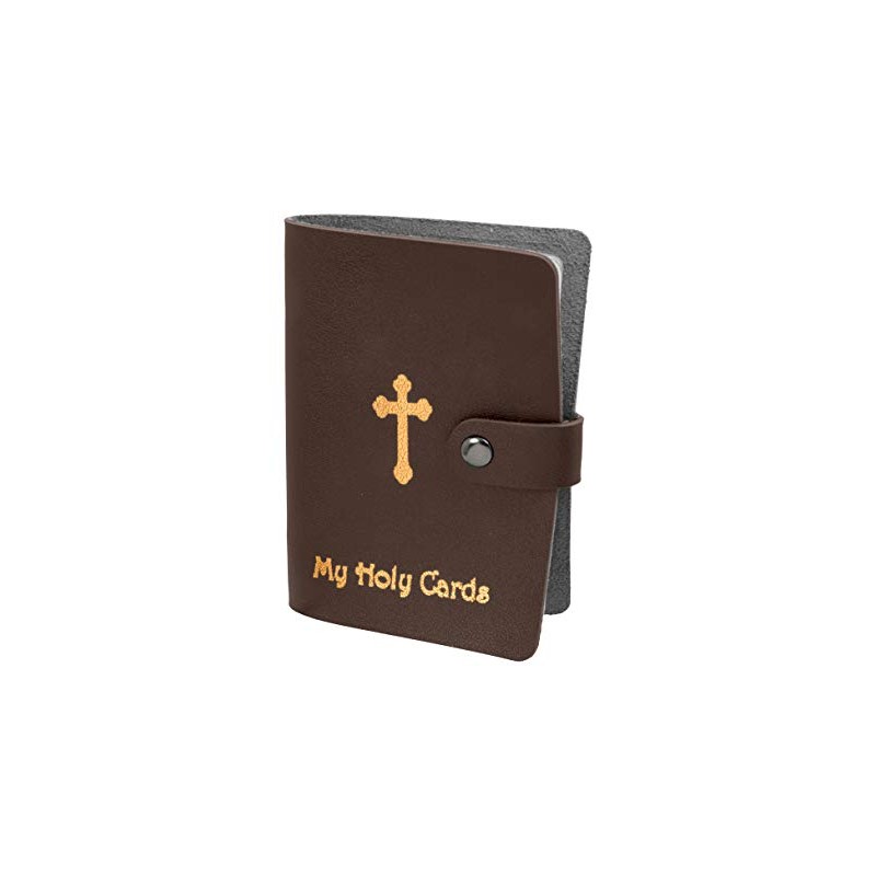 Voyage In Faith Holy Card Holder (Brown, 1)