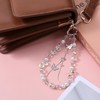 Tucnoeu 2pcs Butterfly Beaded Phone Charms Strap,Cute Phone Key Chain