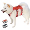 AKAILEA Escape Proof Dog Harness Medium Sized Dog, Lightweight Full