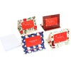 Iconikal Christmas Photo Frame Greeting Cards with Envelopes, 16-Count