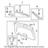 Rexka Tailgate Garnish Clips for Honda Acura 91513-SJK-003 Accord Civic