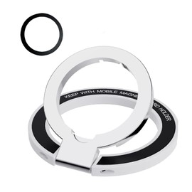 (New Ring & Super Strong Magnetic Force) Smartphone Ring, Magnetic MagSafe Ring, Smartphone Stand, Bunker Ring, Thin, 360 Degree Rotation, Angle Adjustable, Smartphone Stand, Function, Strong Magnetic