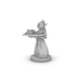Goblin Barmaid Tabletop DND Gaming Miniature