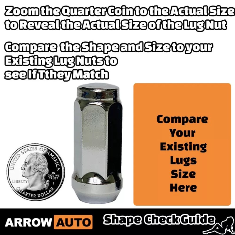 ARROW 32 Chevy GMC Silverado Sierra 2500 3500 HD 14x1.5