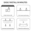 WhitePoplar Motion Sensor Ceiling Light Battery Operated, Wireless Motion Activated