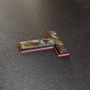 TOYOTA 4Runner Passenger Dash Trim Garnish Heritage Raised Red Two-Toned